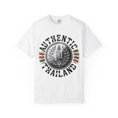 Authentic Thailand Vintage Coin Emblem Graphic T-Shirt