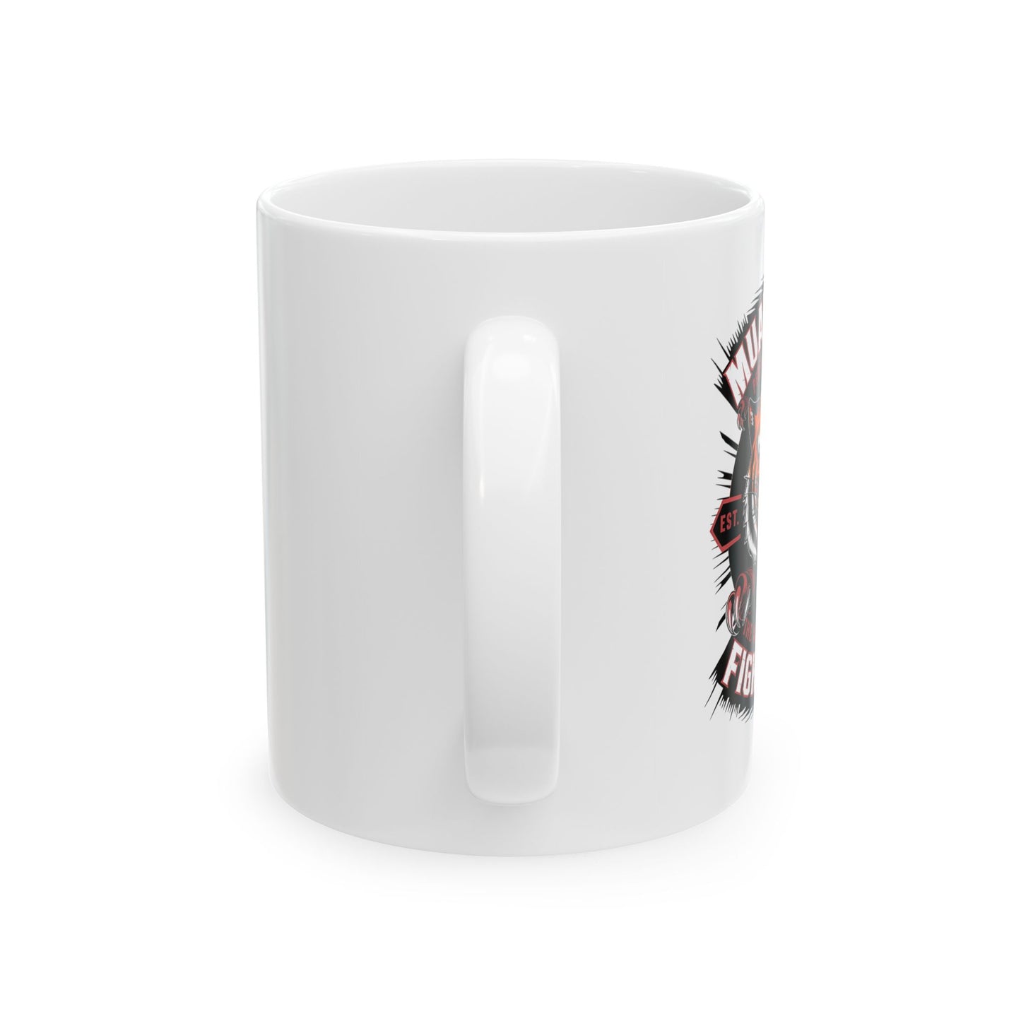 muay thai fight club mug | tiger warrior martial arts coffee cup