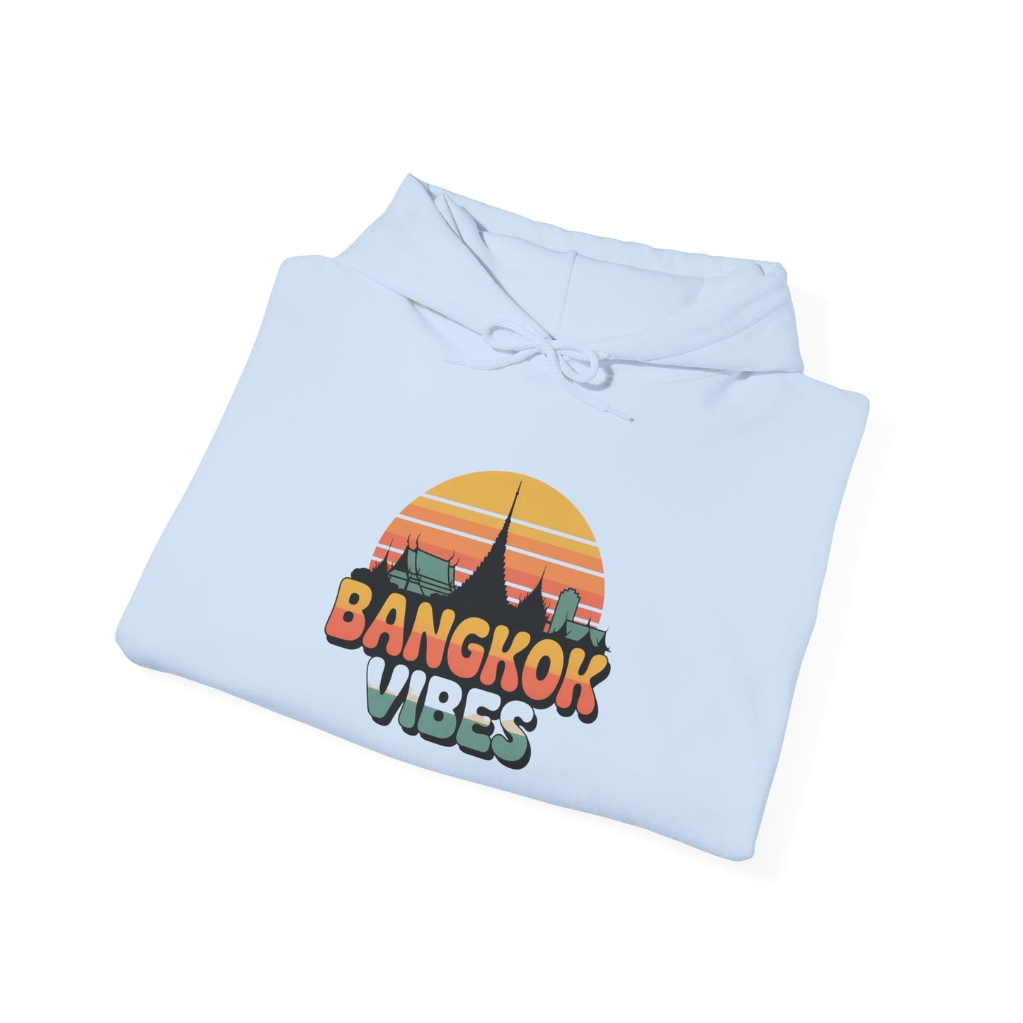 bangkok retro sunset vibes hoodie