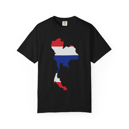 Thailand Flag Map Minimal Travel Graphic T-Shirt