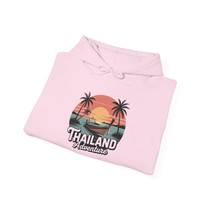 Thailand Sunset Longtail Boat Hoodie