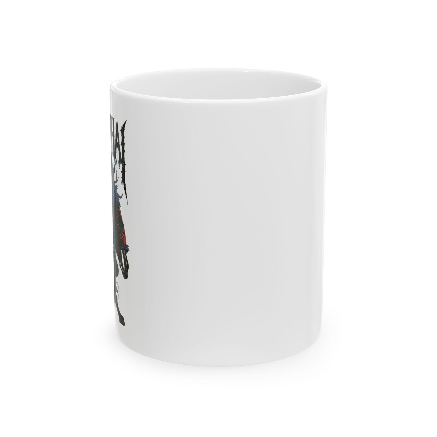 muay thai skeleton fighter mug | dark combat art coffee cup