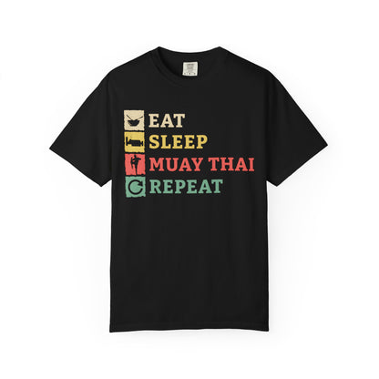 Eat Sleep Muay Thai Repeat T Shirt