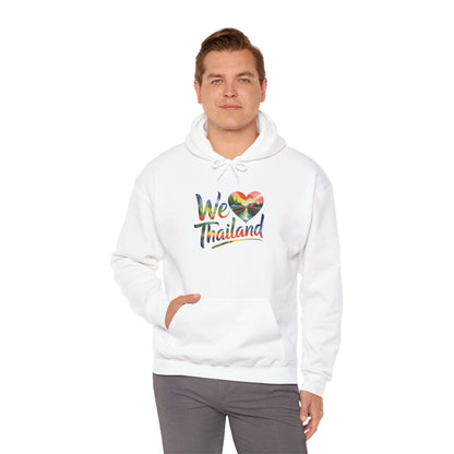 We ♥ Thailand Hoodie — Tropical Heart Travel Sweatshirt for Thailand Lovers