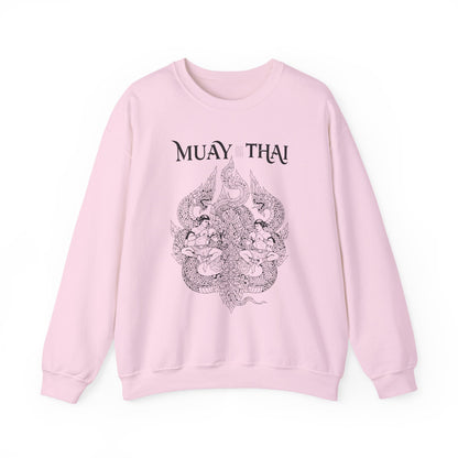 Muay Thai Warrior Silhouette Sweatshirt