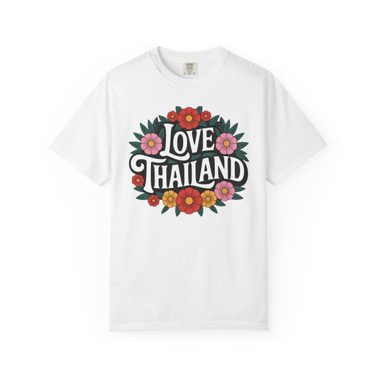 Love Thailand Floral T-Shirt — Vintage Travel Tee