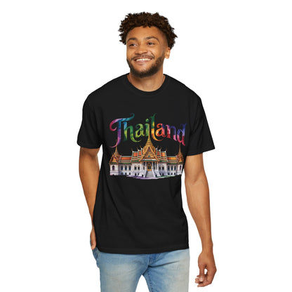 Thailand Rainbow Temple Travel Graphic T-Shirt