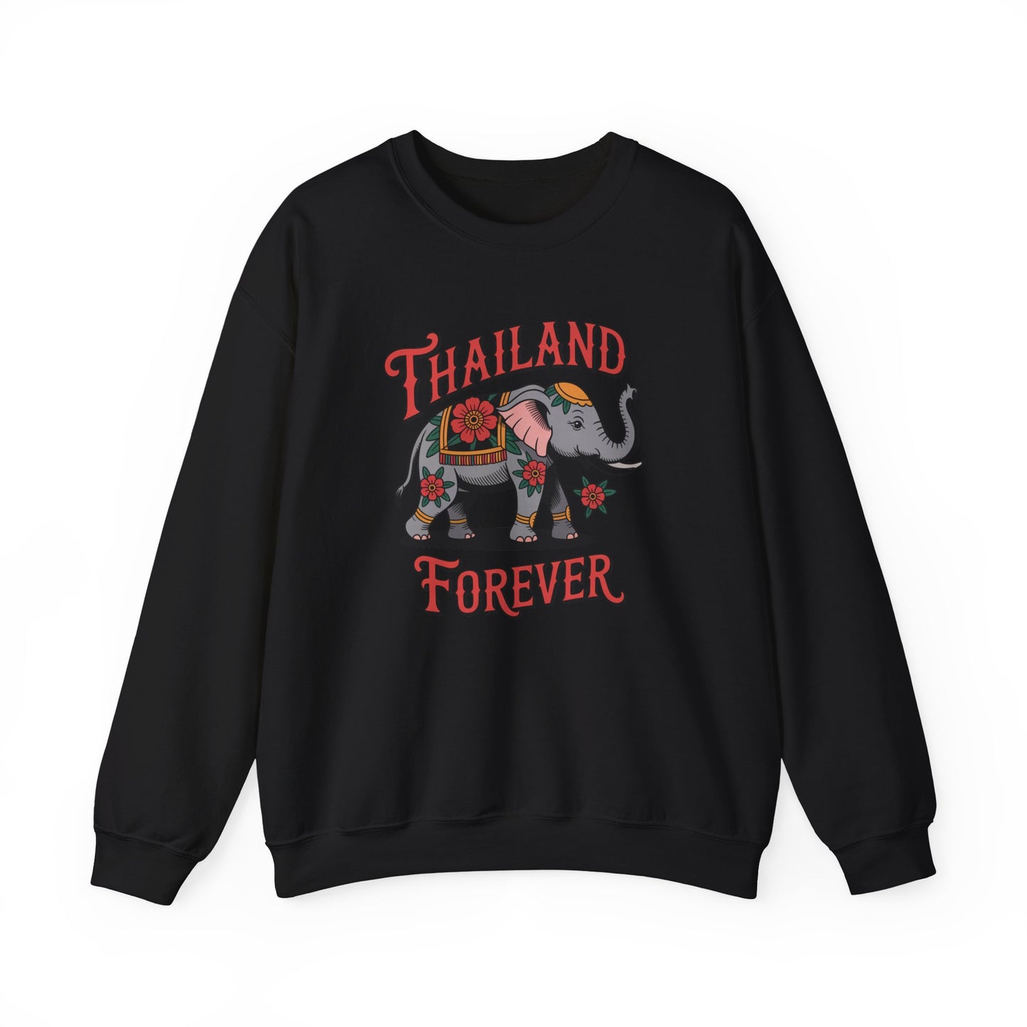 thailand forever elephant crewneck sweatshirt