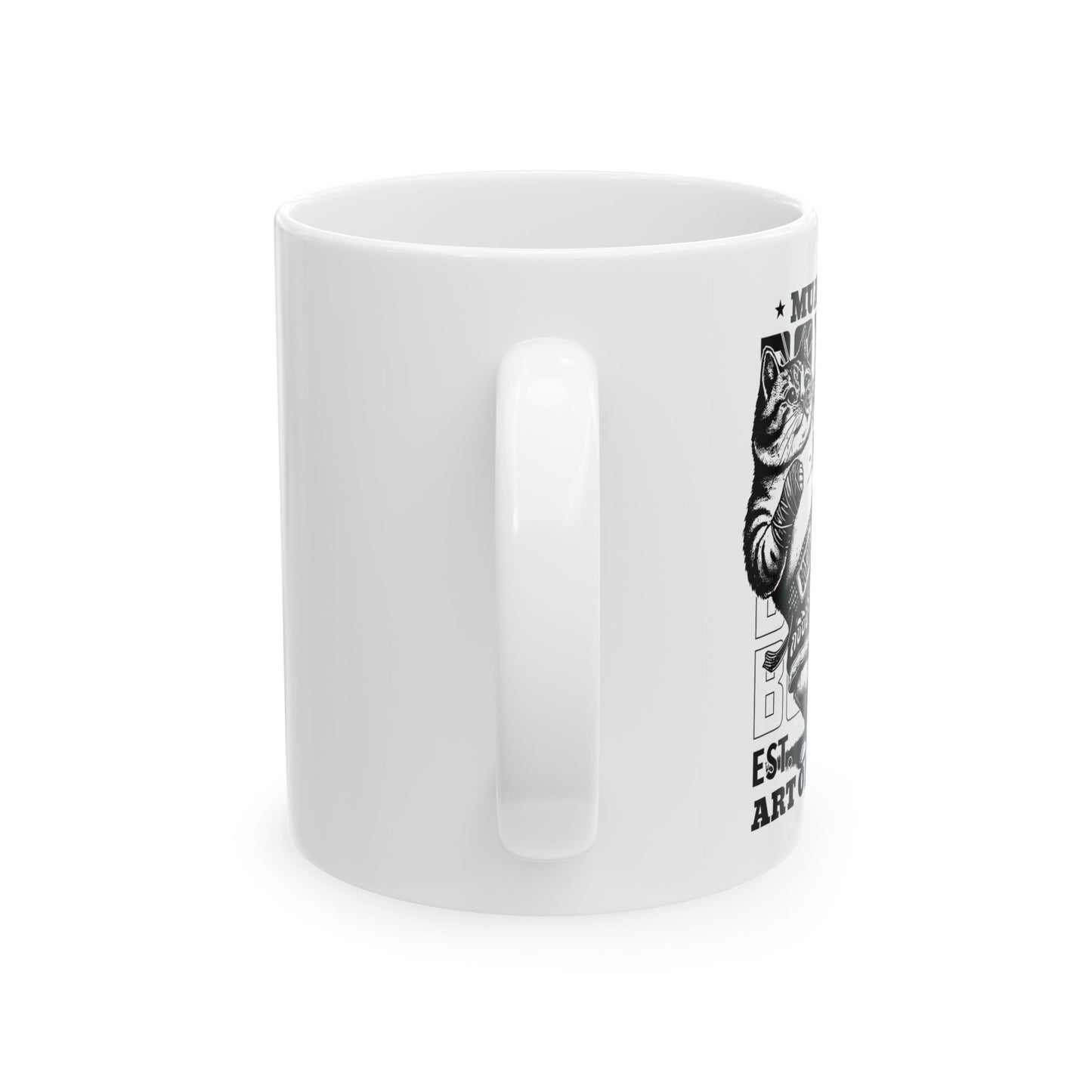 muay thai minimal mug | thai boxing warrior coffee cup