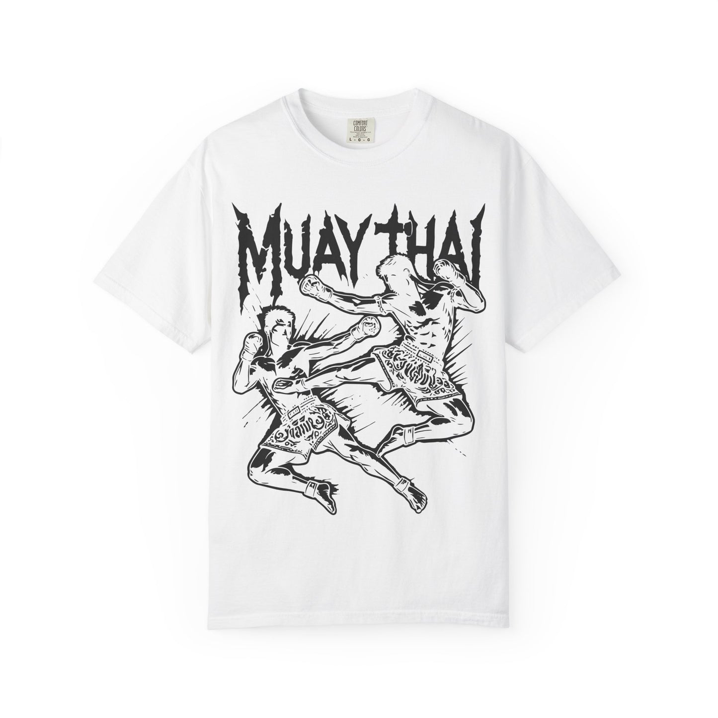muay thai combat kick t-shirt