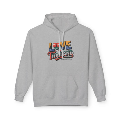 Love Thailand Retro Travel Hoodie — Colorful Vintage Thailand Sweatshirt