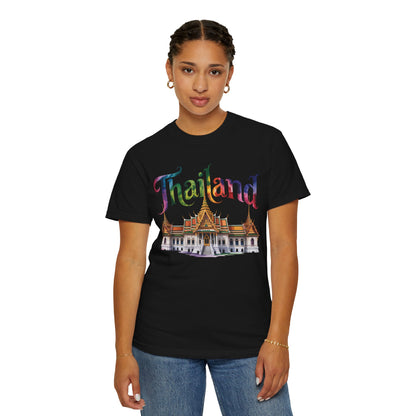 Thailand Rainbow Temple Travel Graphic T-Shirt