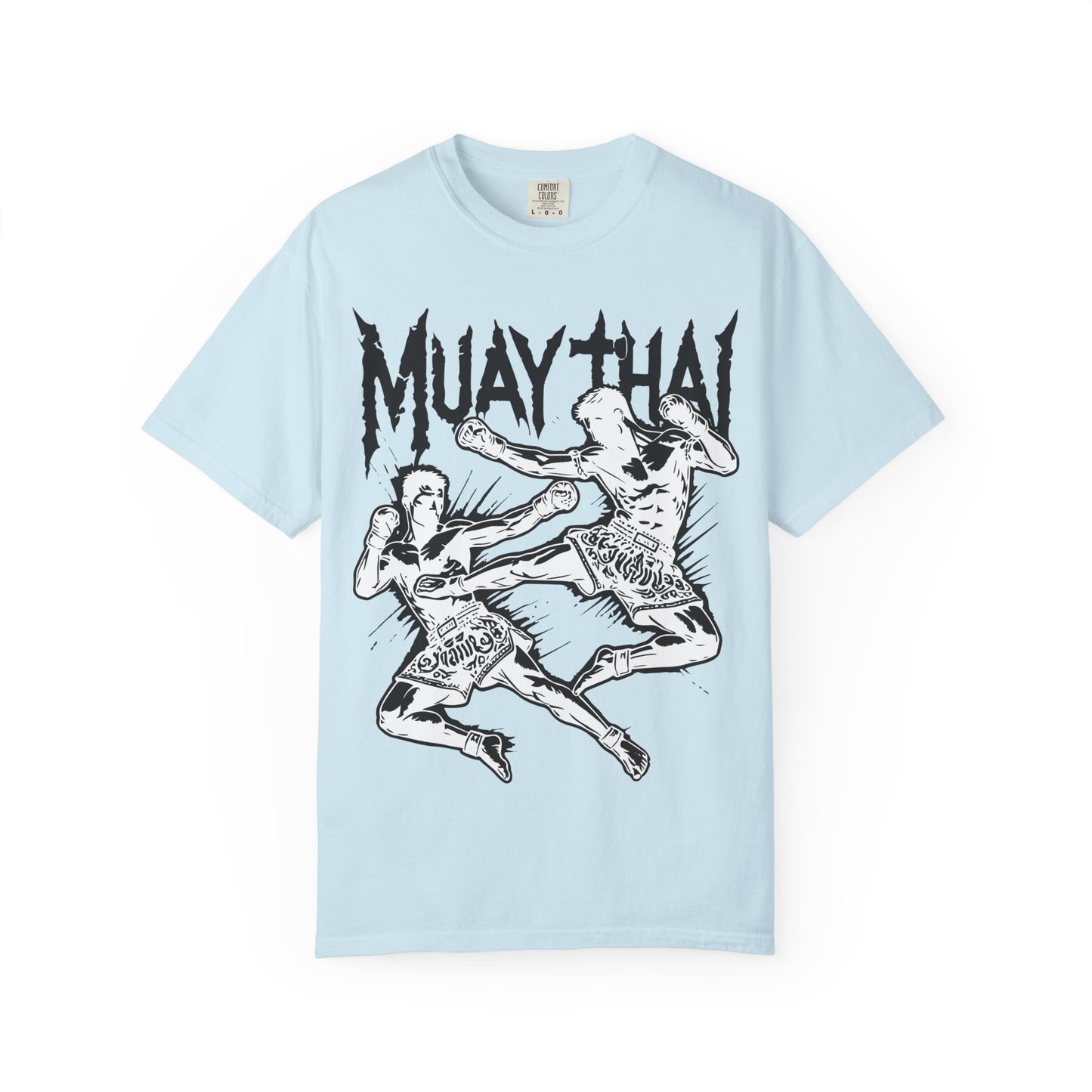 muay thai combat kick t-shirt