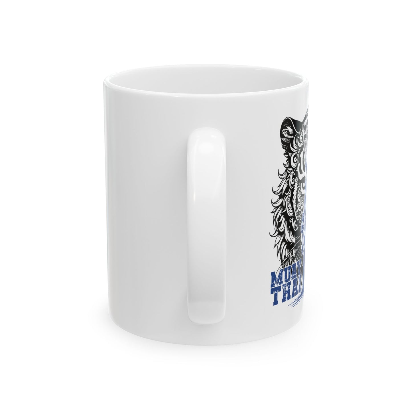 victory is earned not given | muay thai fighter motivational mug