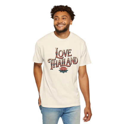 Love Thailand T-Shirt — Retro Lotus Graphic Tee