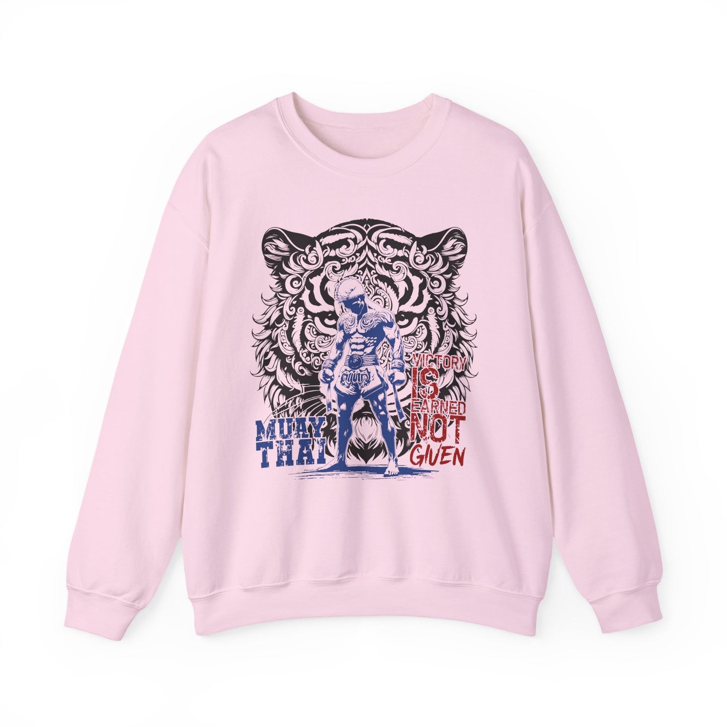 victory is earned muay thai sweatshirt