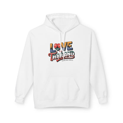Love Thailand Retro Travel Hoodie — Colorful Vintage Thailand Sweatshirt