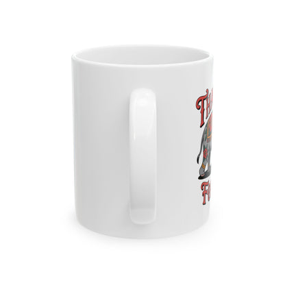 Thailand Forever Floral Elephant Mug