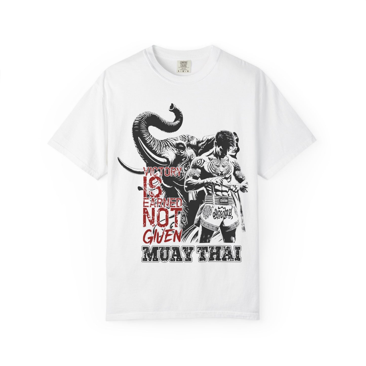 victory is earned not given muay thai t shirt