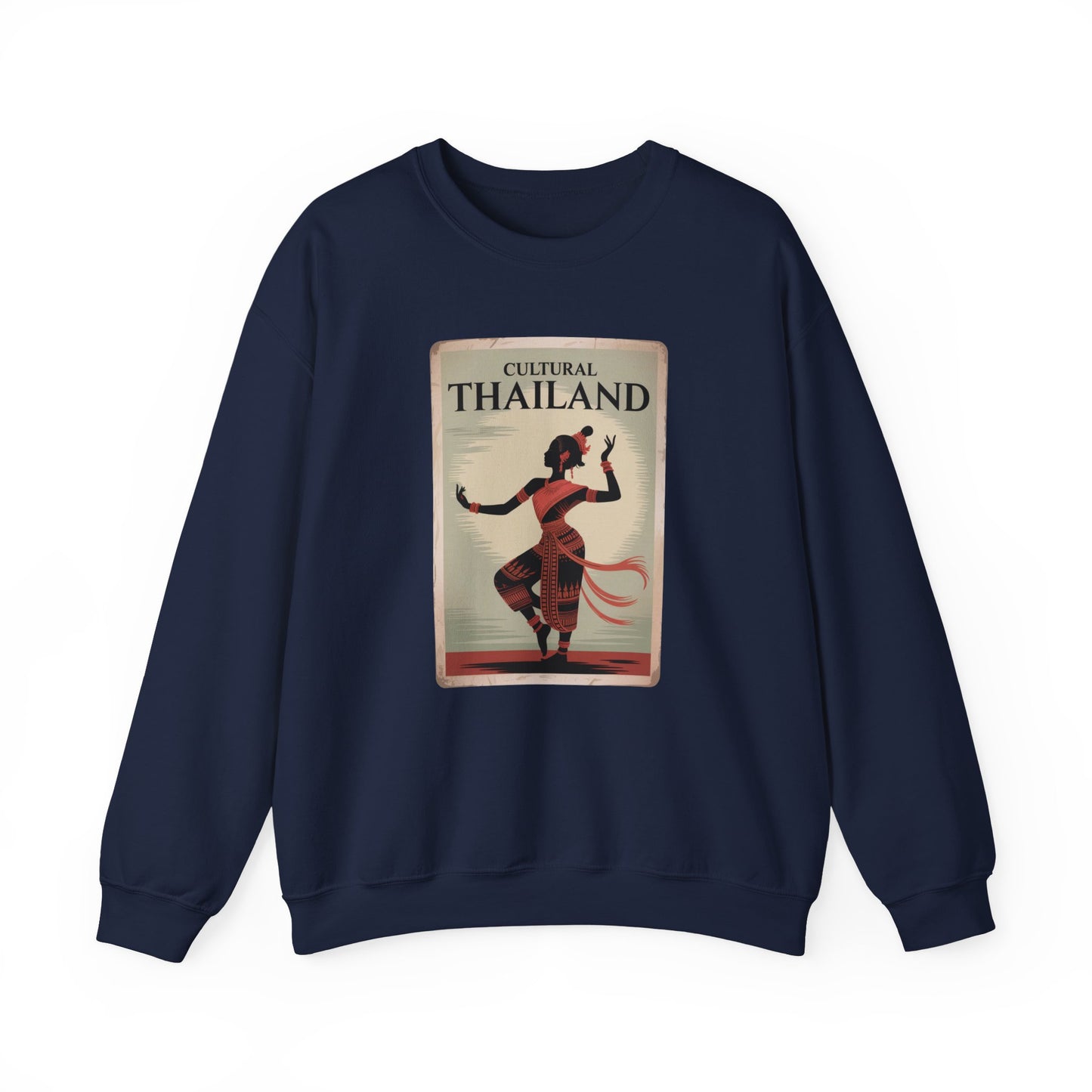 cultural thailand traditional dance crewneck sweatshirt