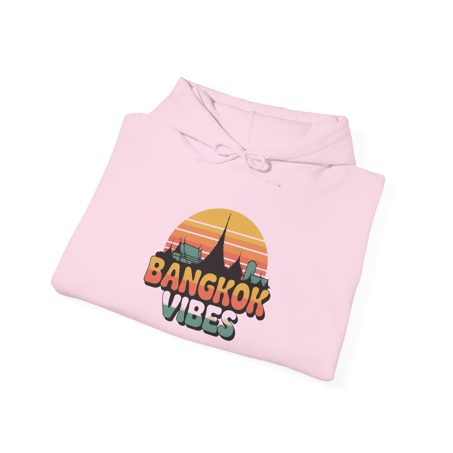bangkok retro sunset vibes hoodie