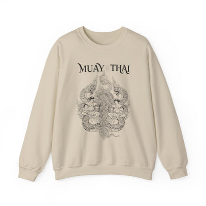 Muay Thai Warrior Silhouette Sweatshirt