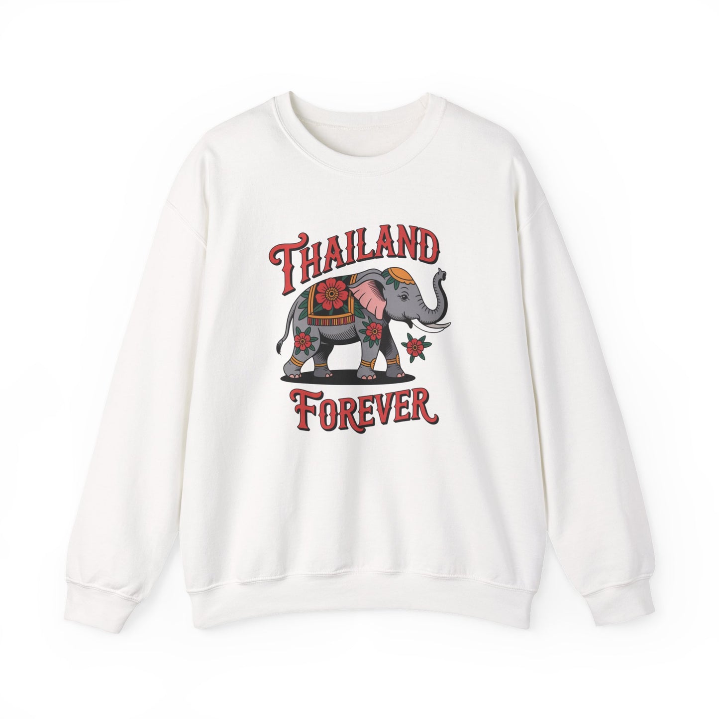 thailand forever elephant crewneck sweatshirt