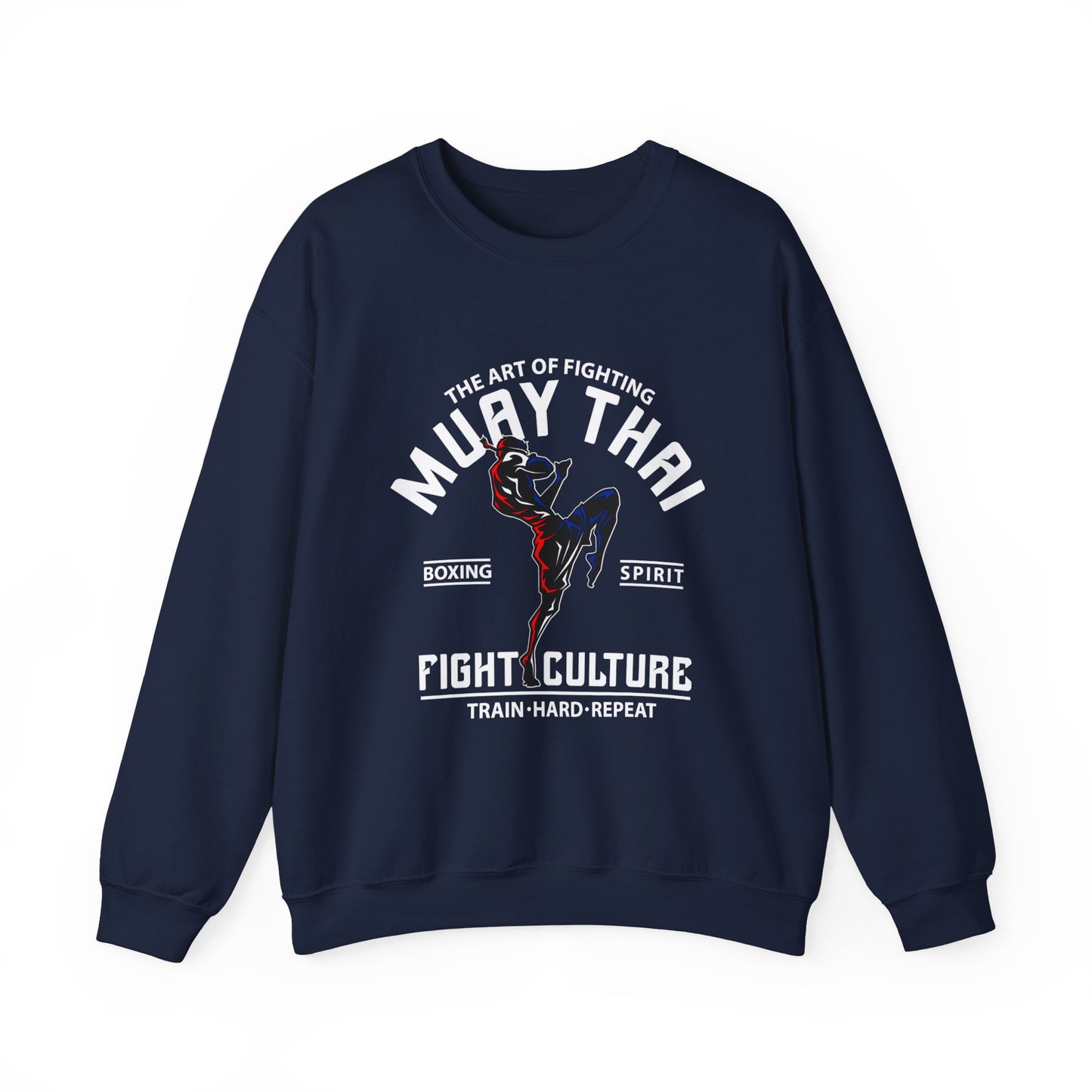 muay thai fight culture crewneck sweatshirt