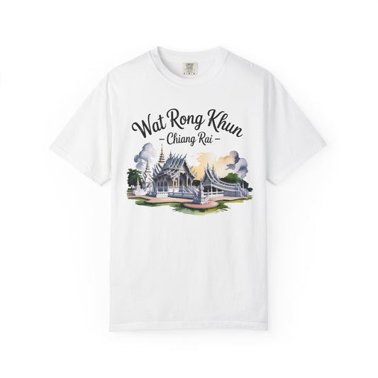Wat Rong Khun Chiang Rai T-Shirt — Thai Temple Travel Souvenir Tee