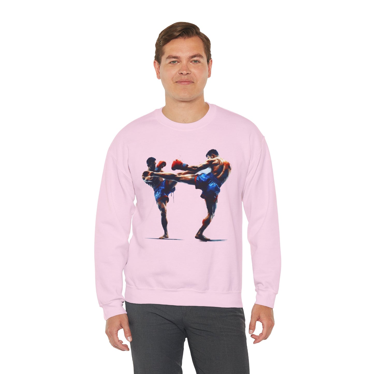muay thai fight sweatshirt — combat sports crewneck for fighters & fans