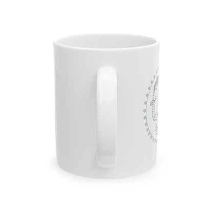 Thailand Elephant Tradition & Peace Ceramic Mug | Cultural Travel Art Coffee Cup