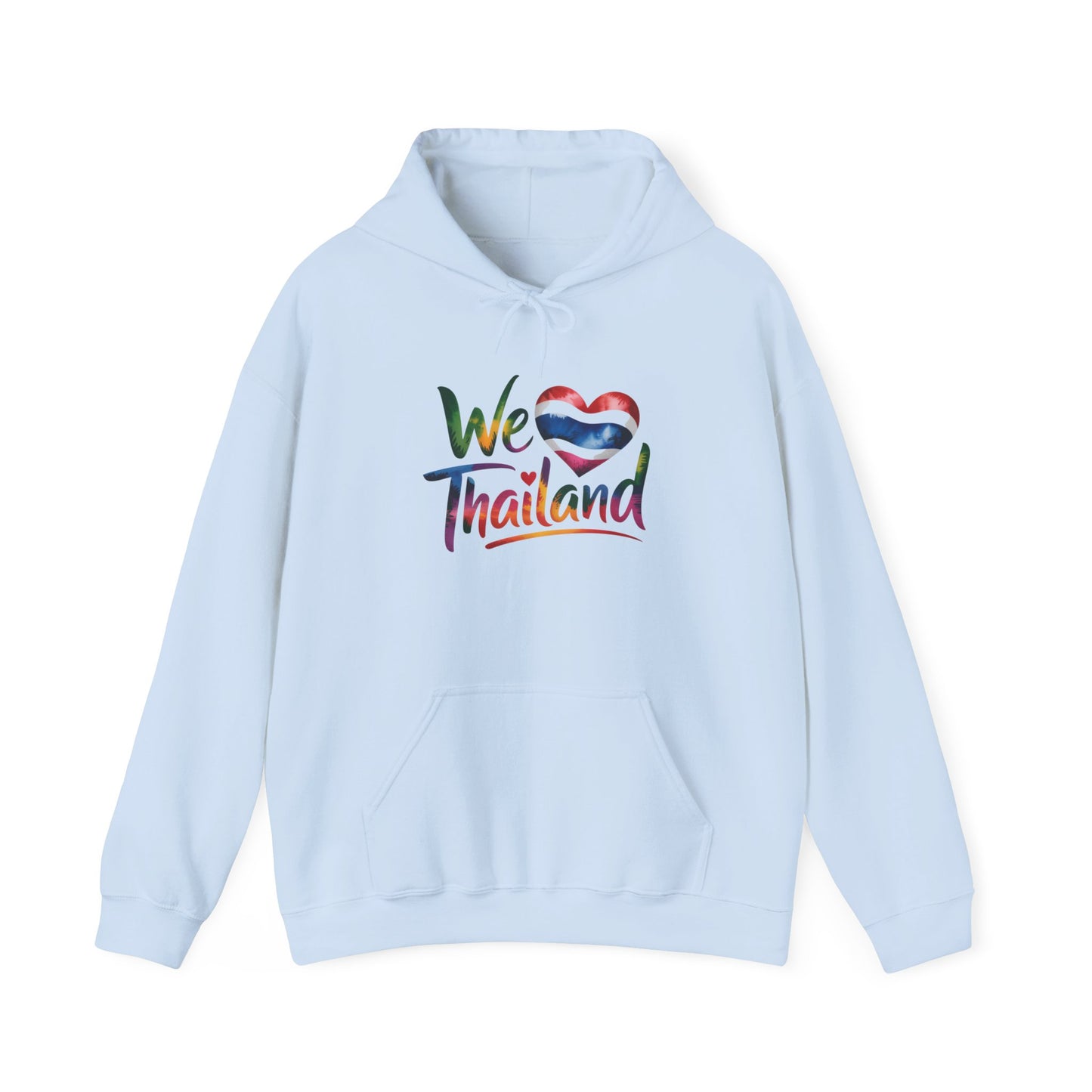 we love thailand hoodie – thai flag heart travel sweatshirt