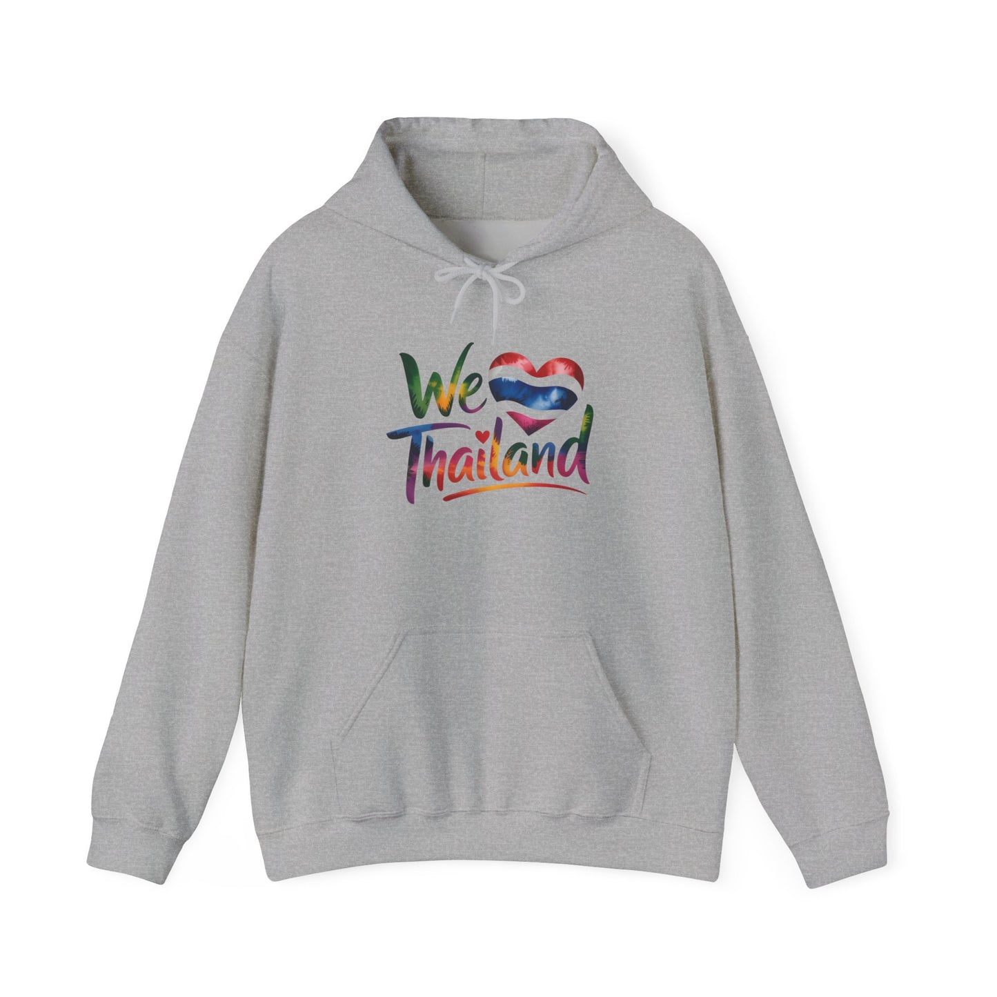 we love thailand hoodie – thai flag heart travel sweatshirt