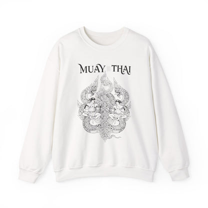 Muay Thai Warrior Silhouette Sweatshirt