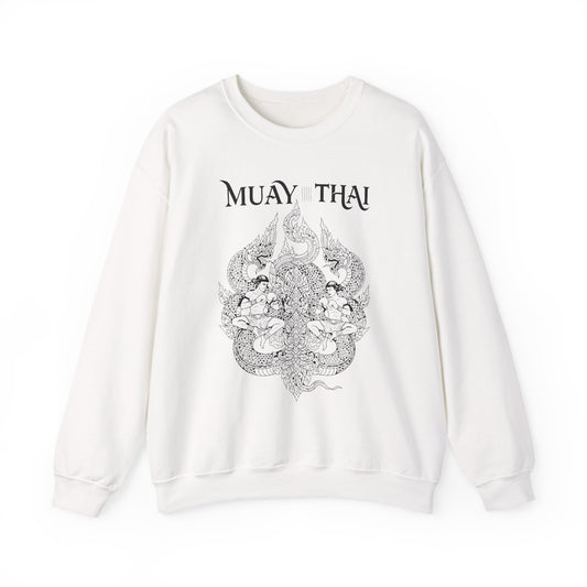 Muay Thai Warrior Silhouette Sweatshirt