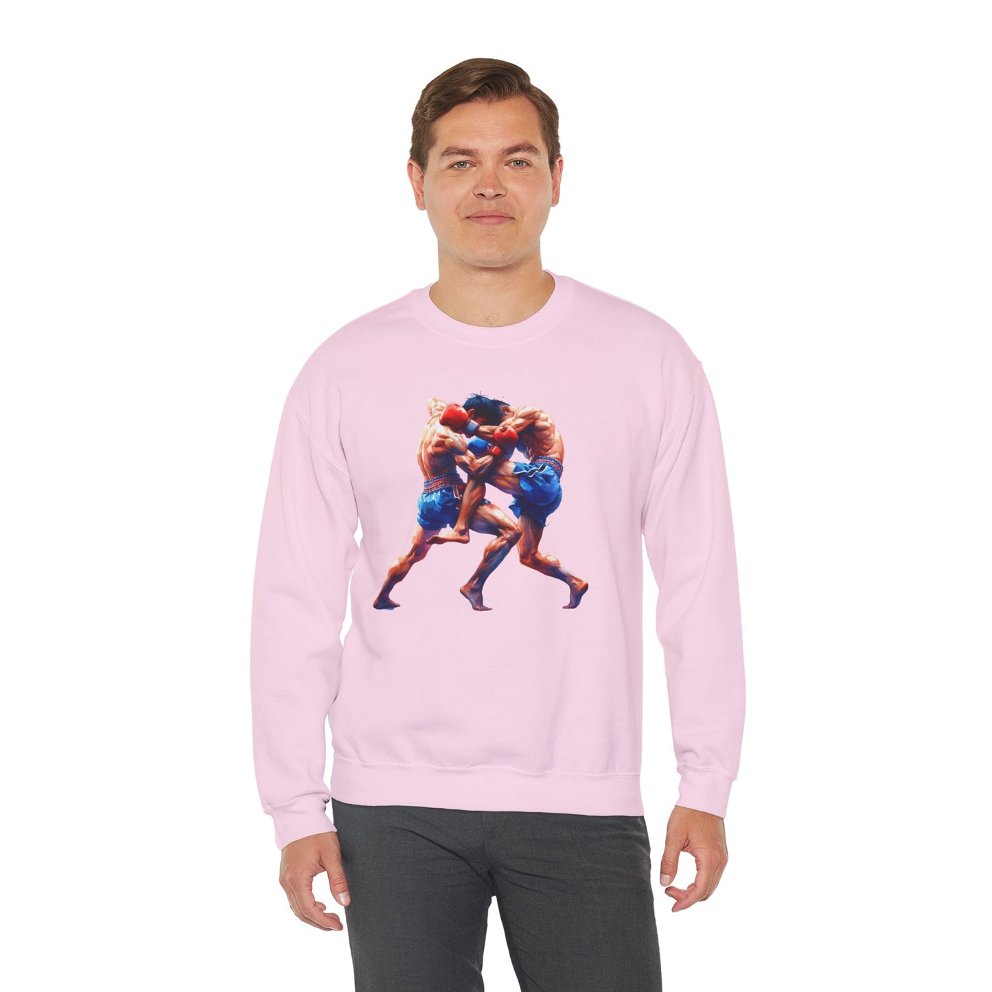 muay thai battle sweatshirt — combat training crewneck for fighters