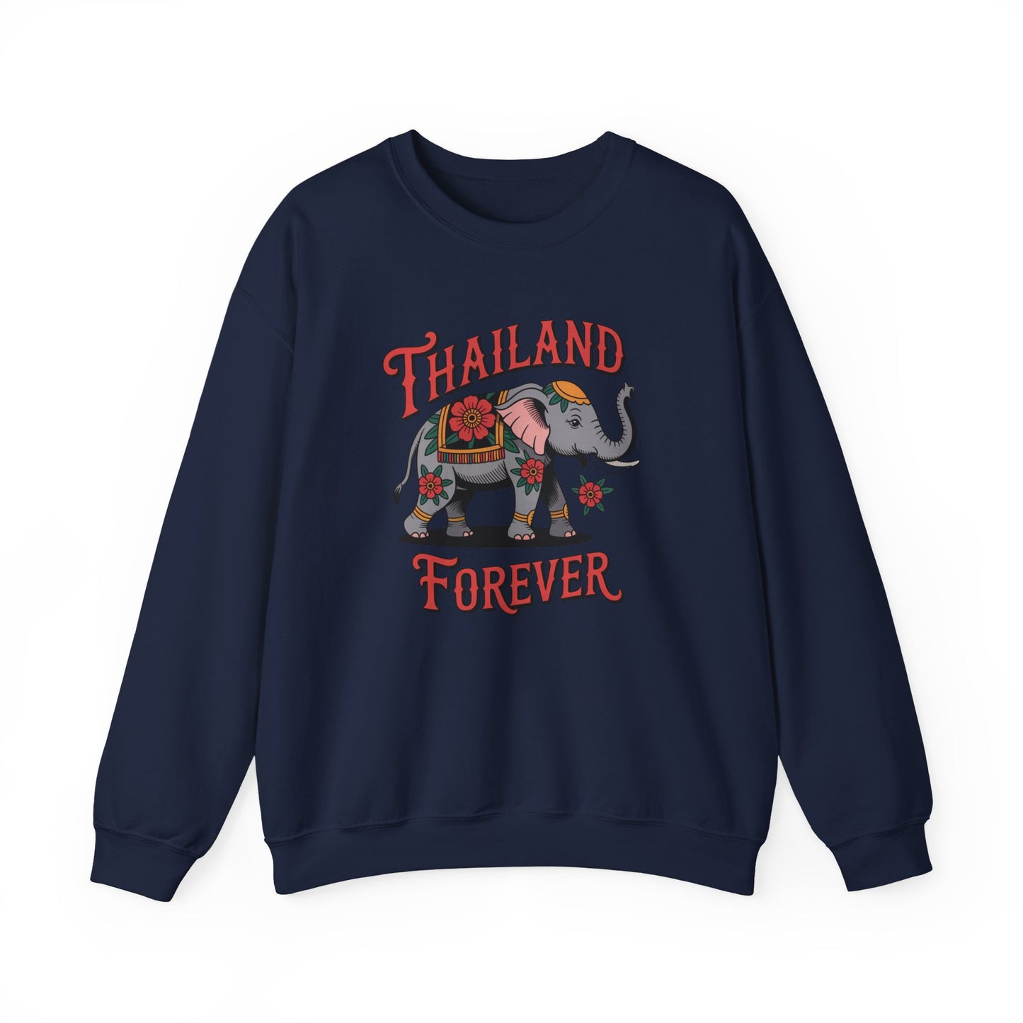 thailand forever elephant crewneck sweatshirt