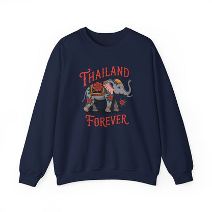 Thailand Forever Elephant Crewneck Sweatshirt