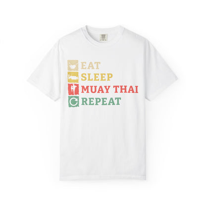 Eat Sleep Muay Thai Repeat T Shirt