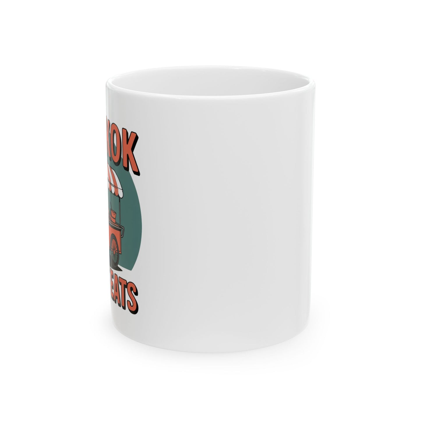 bangkok street eats vintage food cart mug