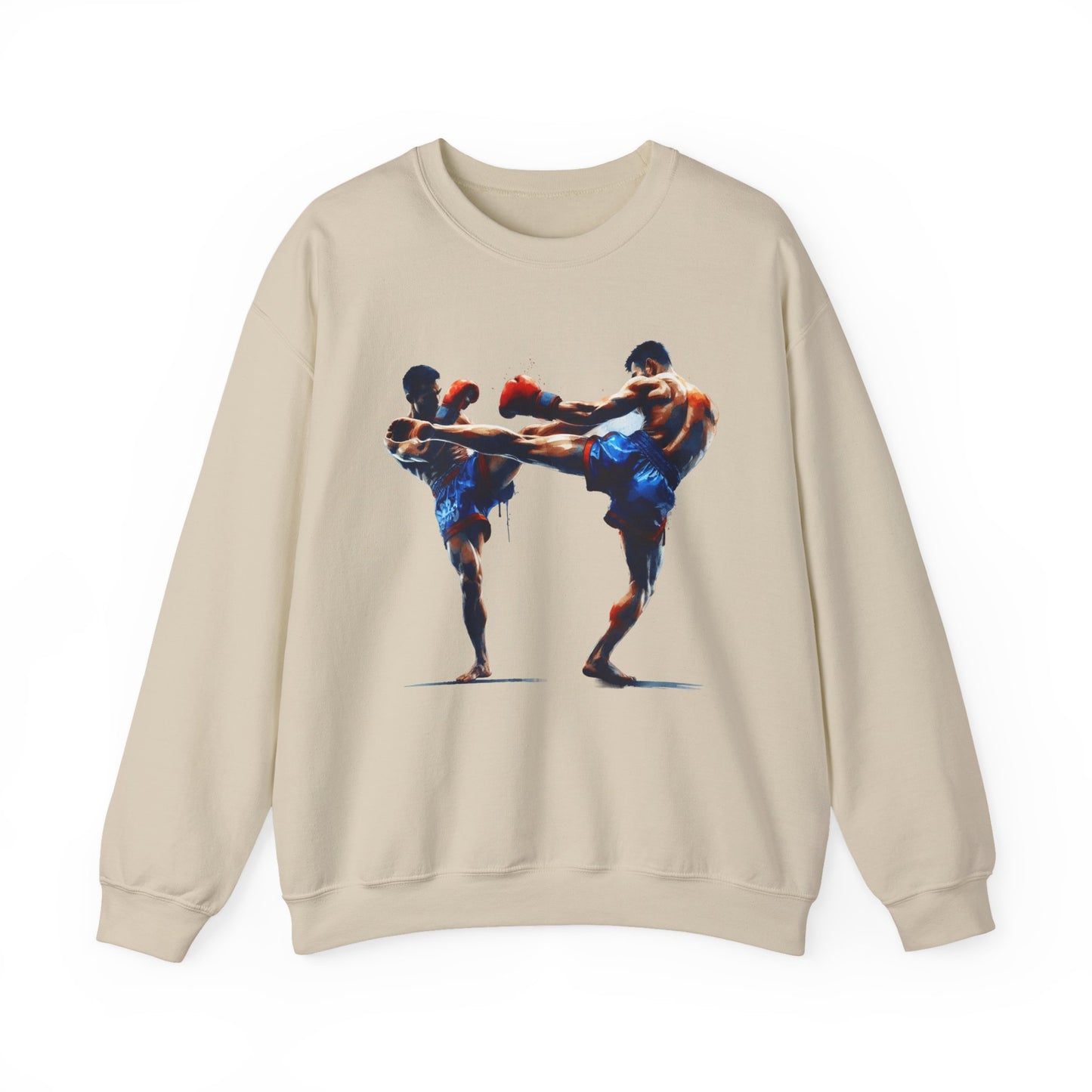 muay thai fight sweatshirt — combat sports crewneck for fighters & fans