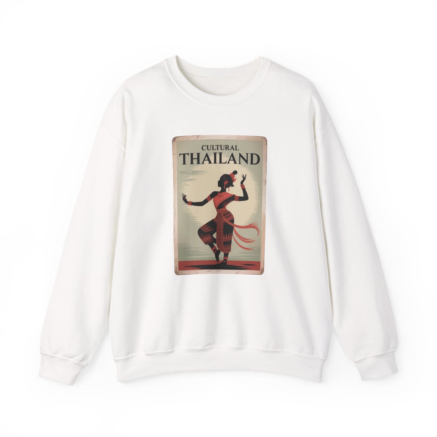cultural thailand traditional dance crewneck sweatshirt
