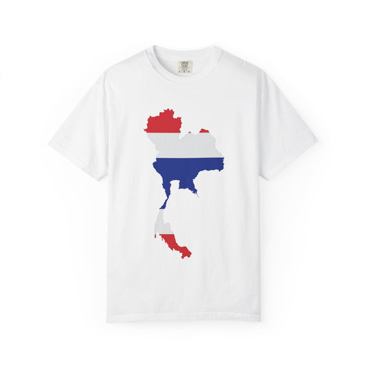 Thailand Flag Map Minimal Travel Graphic T-Shirt