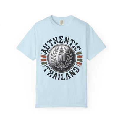 Authentic Thailand Vintage Coin Emblem Graphic T-Shirt