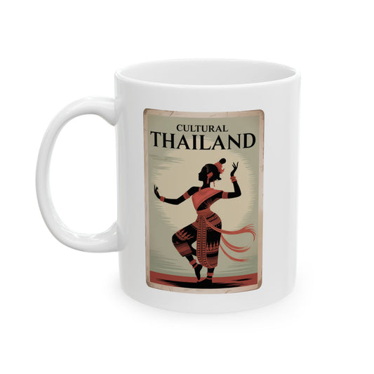 Cultural Thailand Traditional Dance Art Mug
