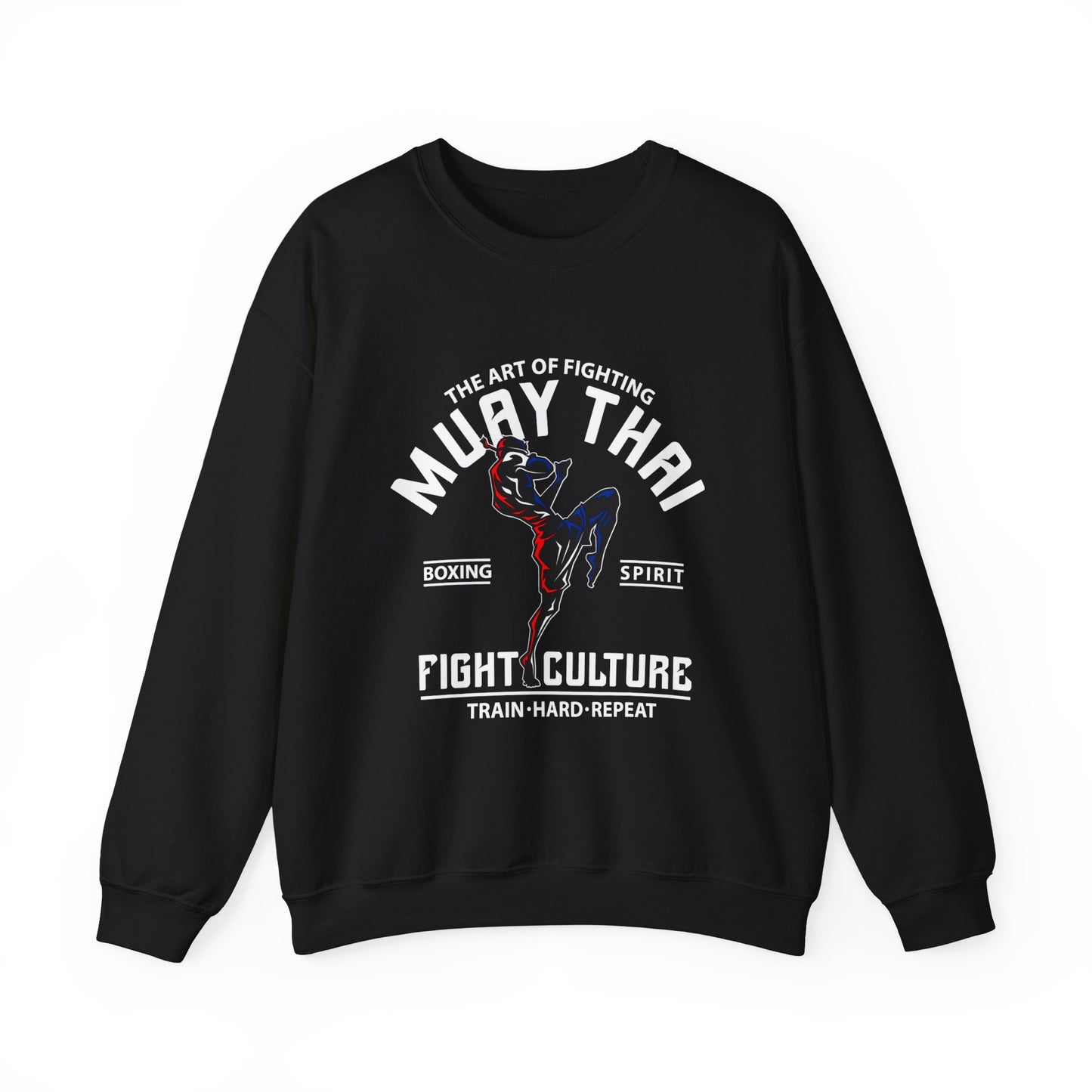 muay thai fight culture crewneck sweatshirt