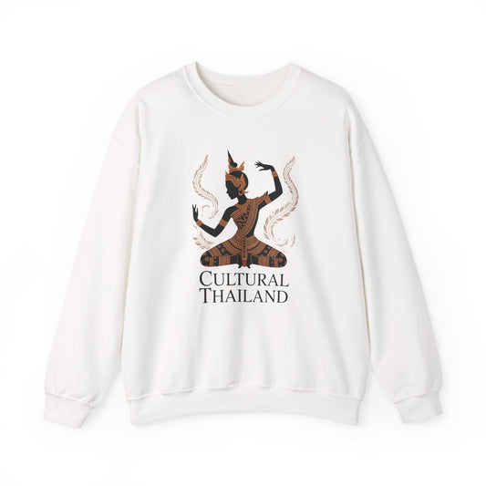Thai Grace Traditional Dance Art Crewneck Sweatshirt