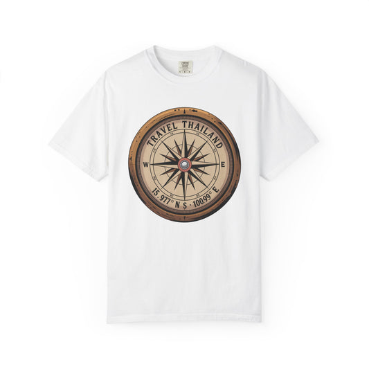 Travel Thailand Vintage Compass Adventure Graphic T-Shirt