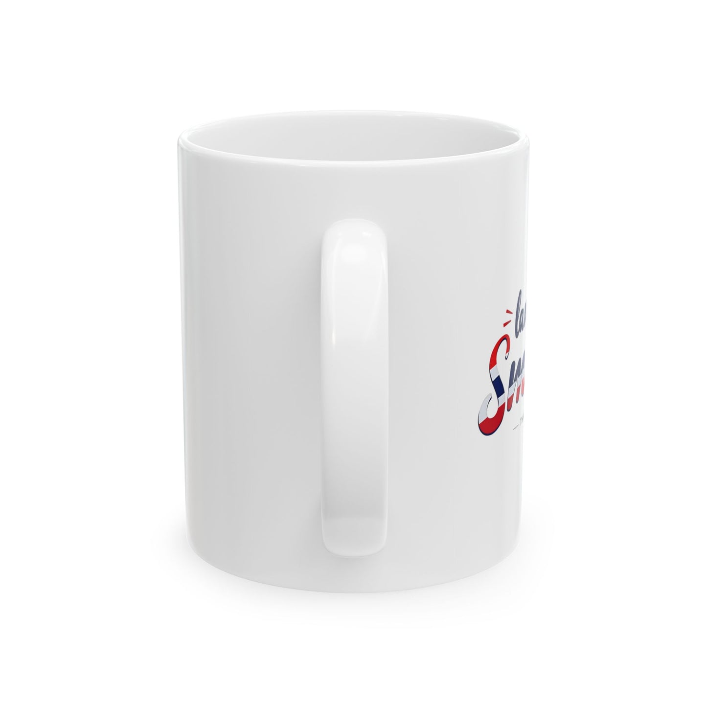 land of smiles thailand typography mug