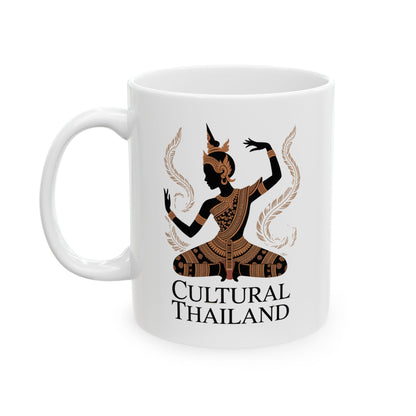 Traditional Thai Apsara Art Mug